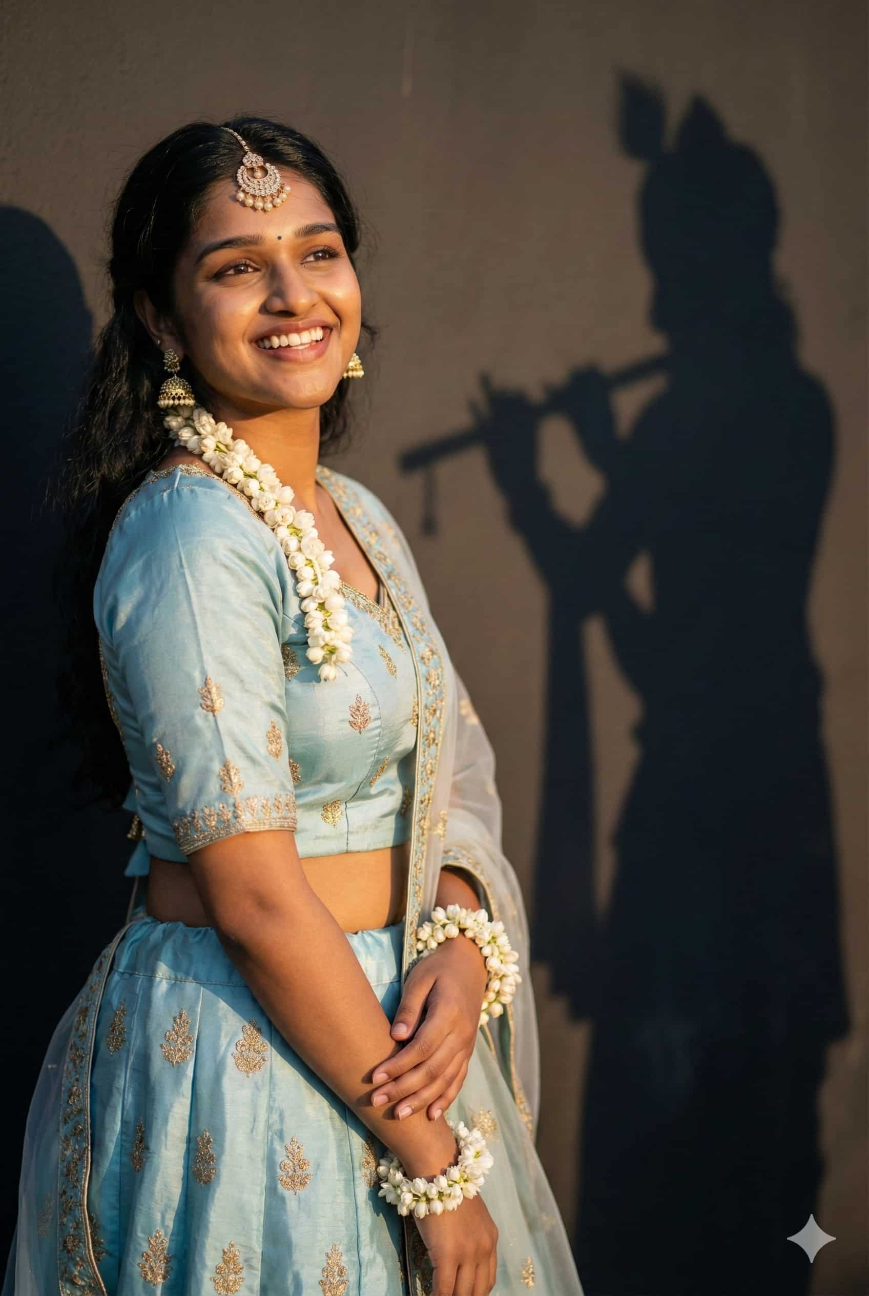 Krishna Shadow Portrait