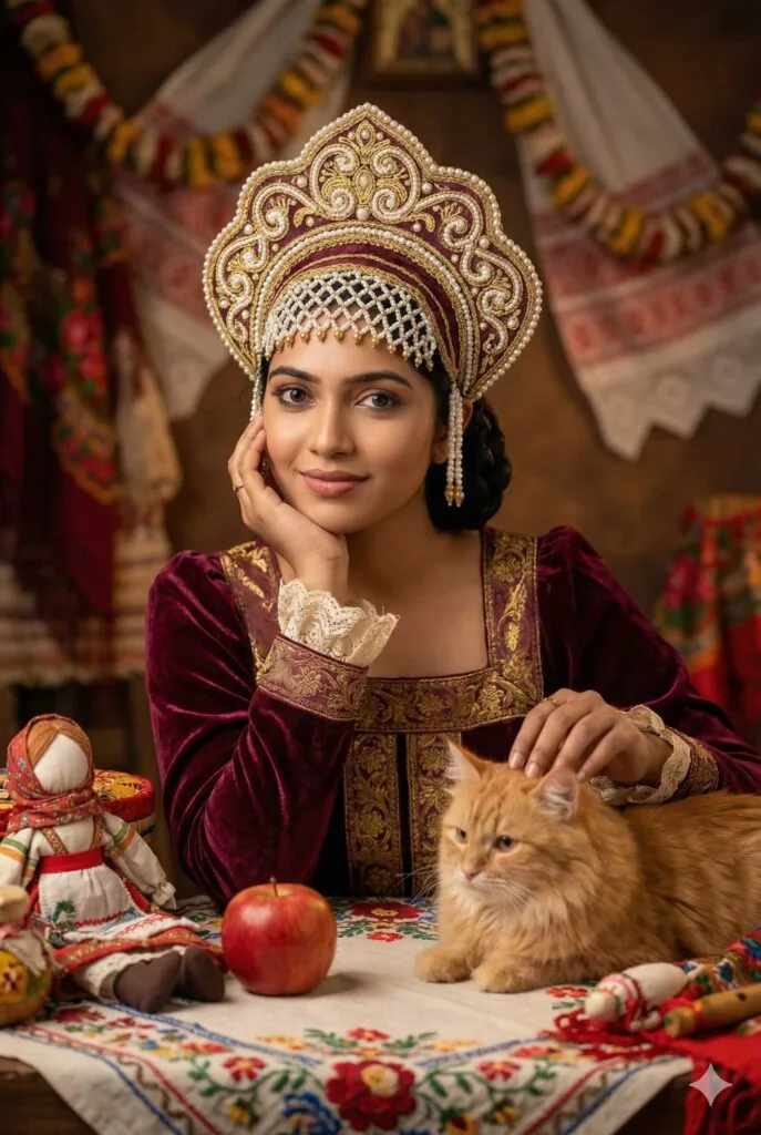 Russian Folk Portrait