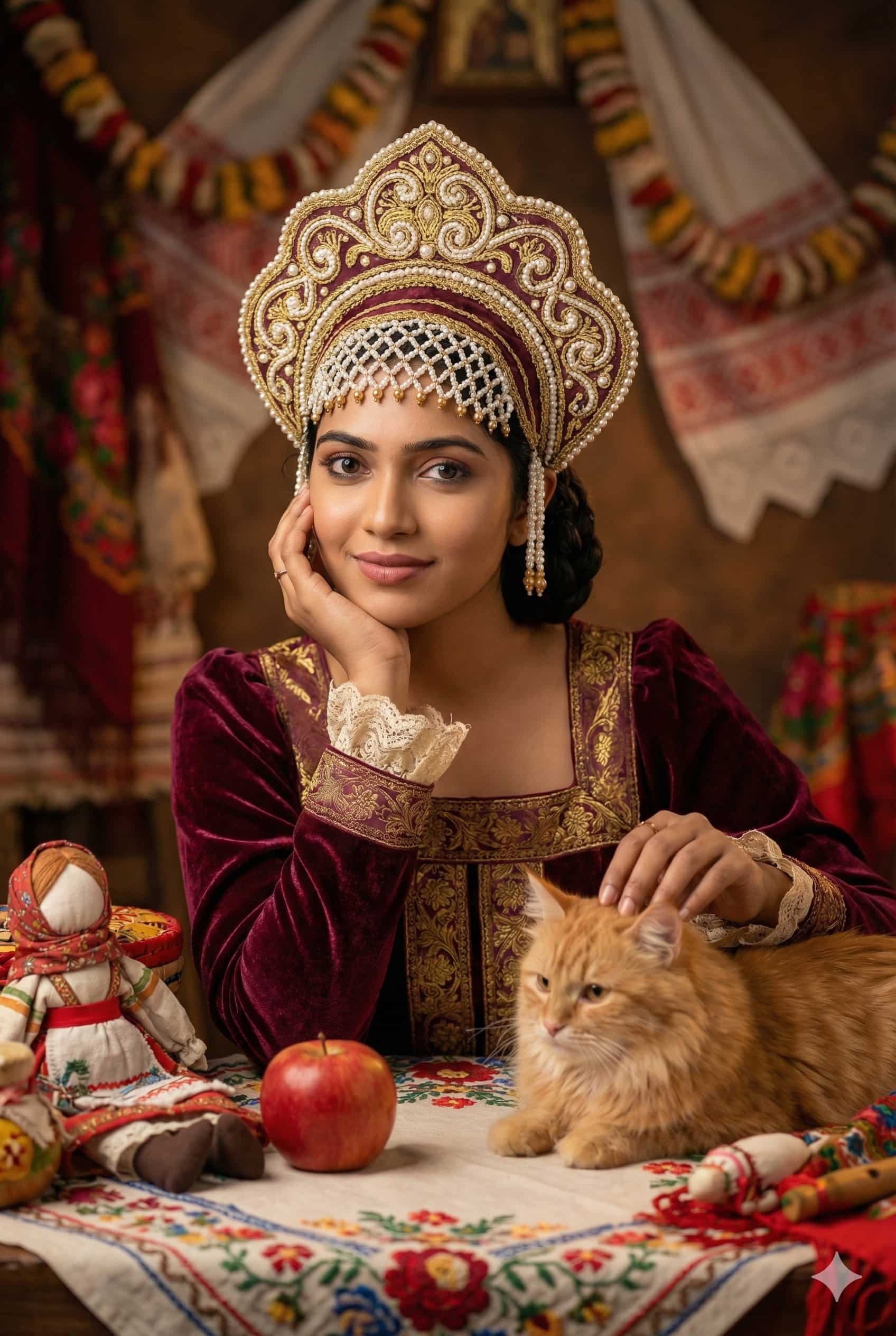 Russian Folk Portrait