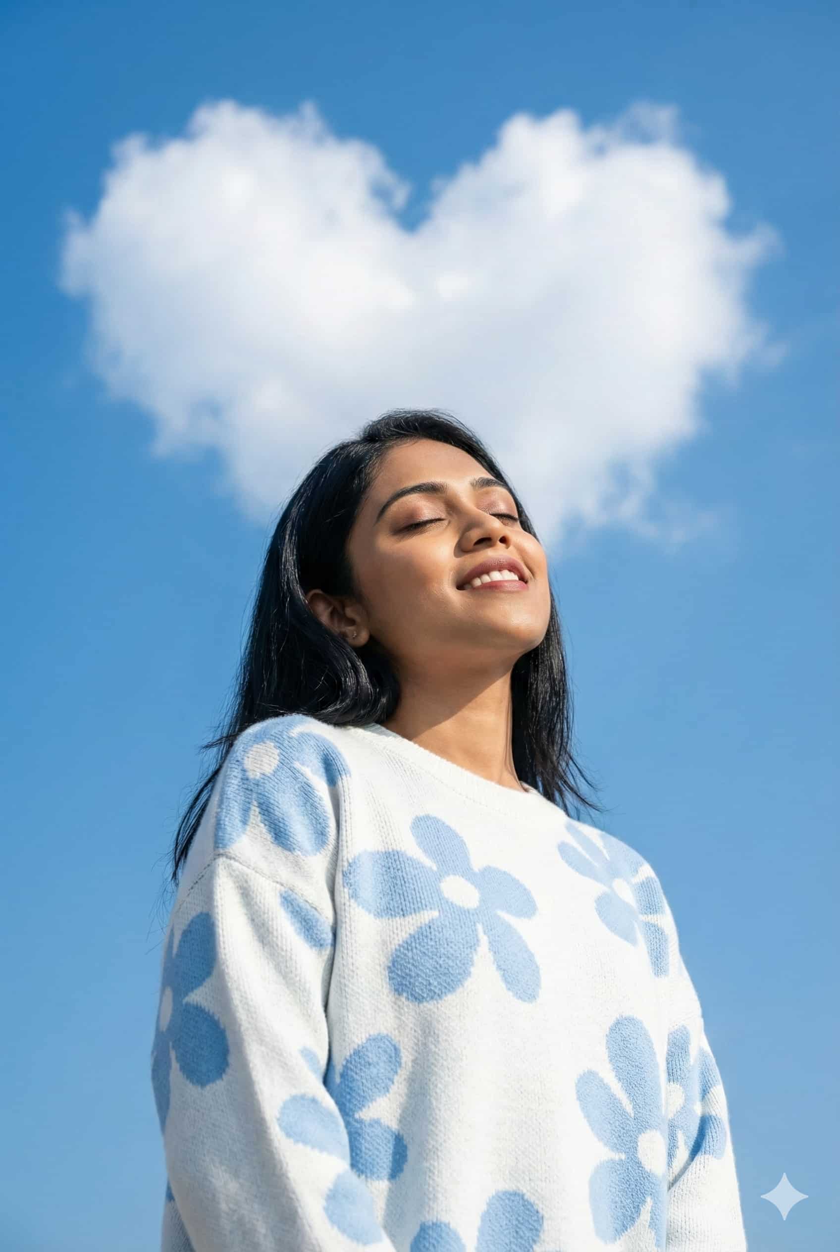 Heart Cloud Portrait